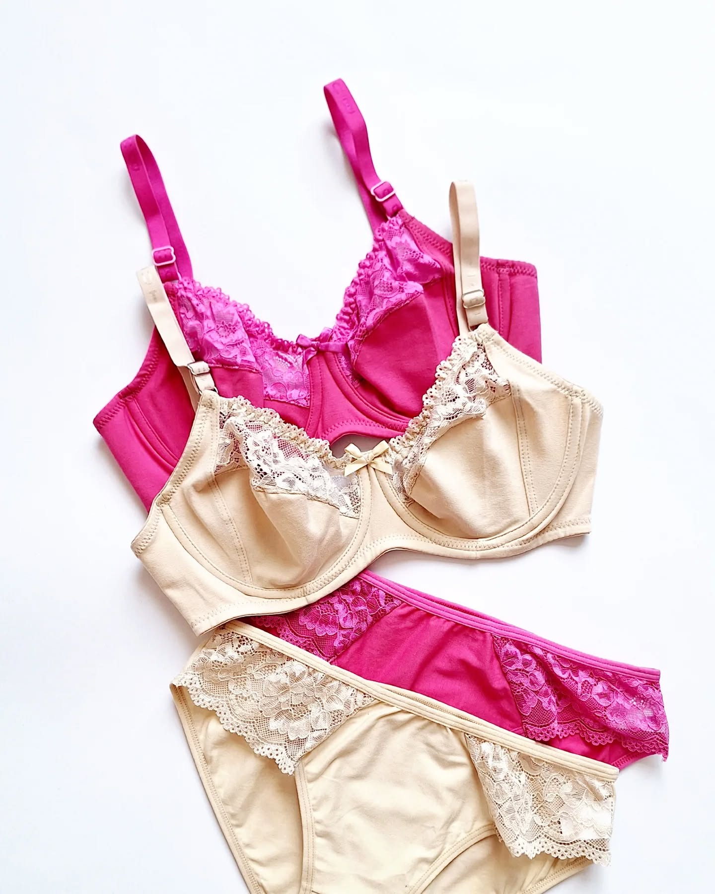 ست شورت سوتین نخپنبه کد 2145